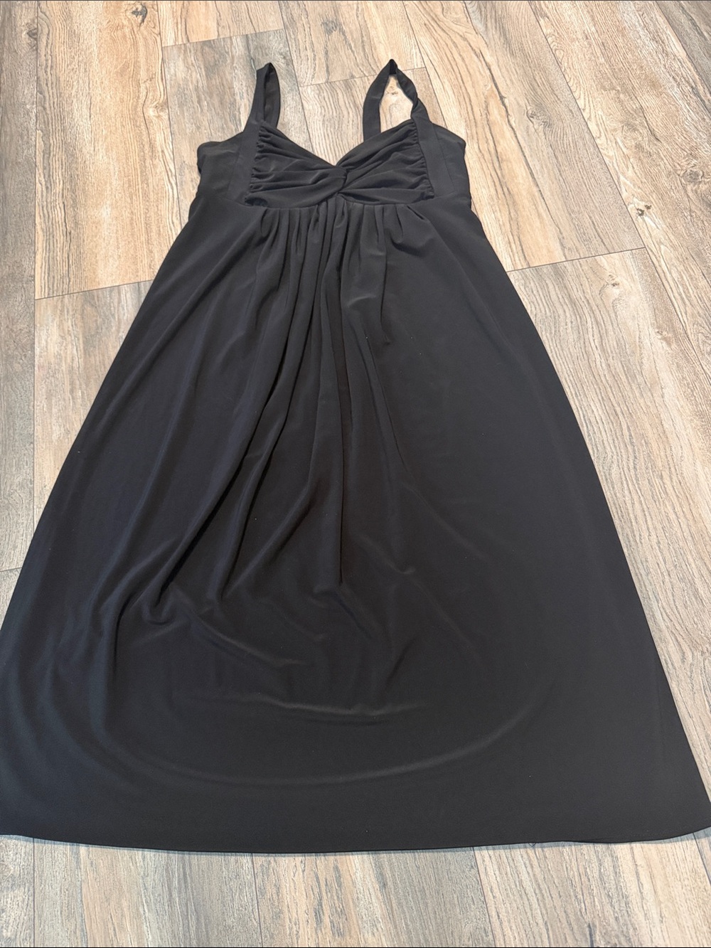 Metro Black Sundress with Twisted Bust